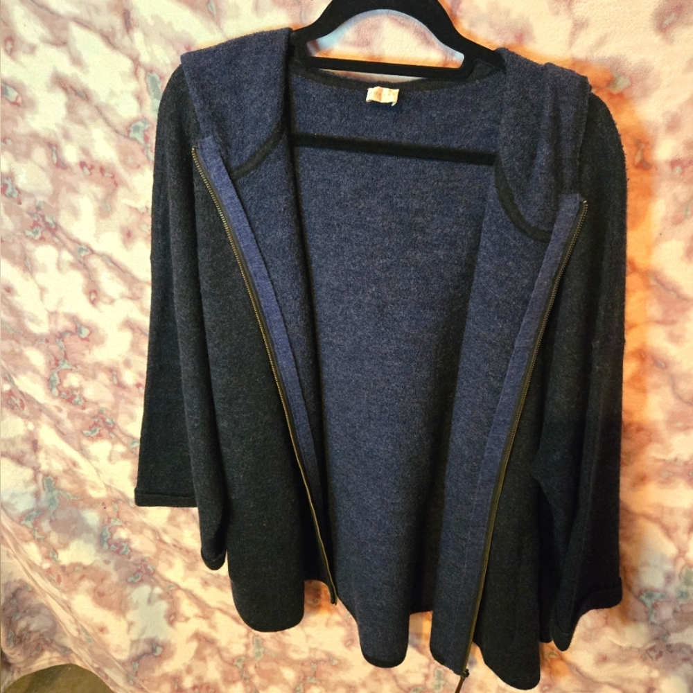 Poetry UK 100% Wool Boxy Coat